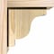 Ekena Millwork Newport Rough Sawn Corbel w/Backplate, Douglas Fir, 8"W x 8"D x 8"H COR08X08X08NEW01RDF - alternate 2